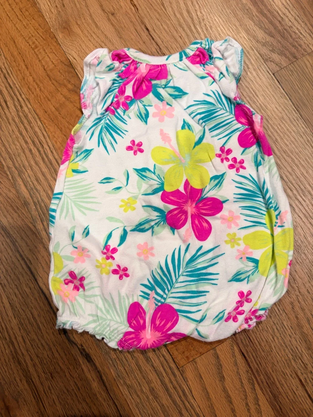 Carter’s baby girl button down floral romper